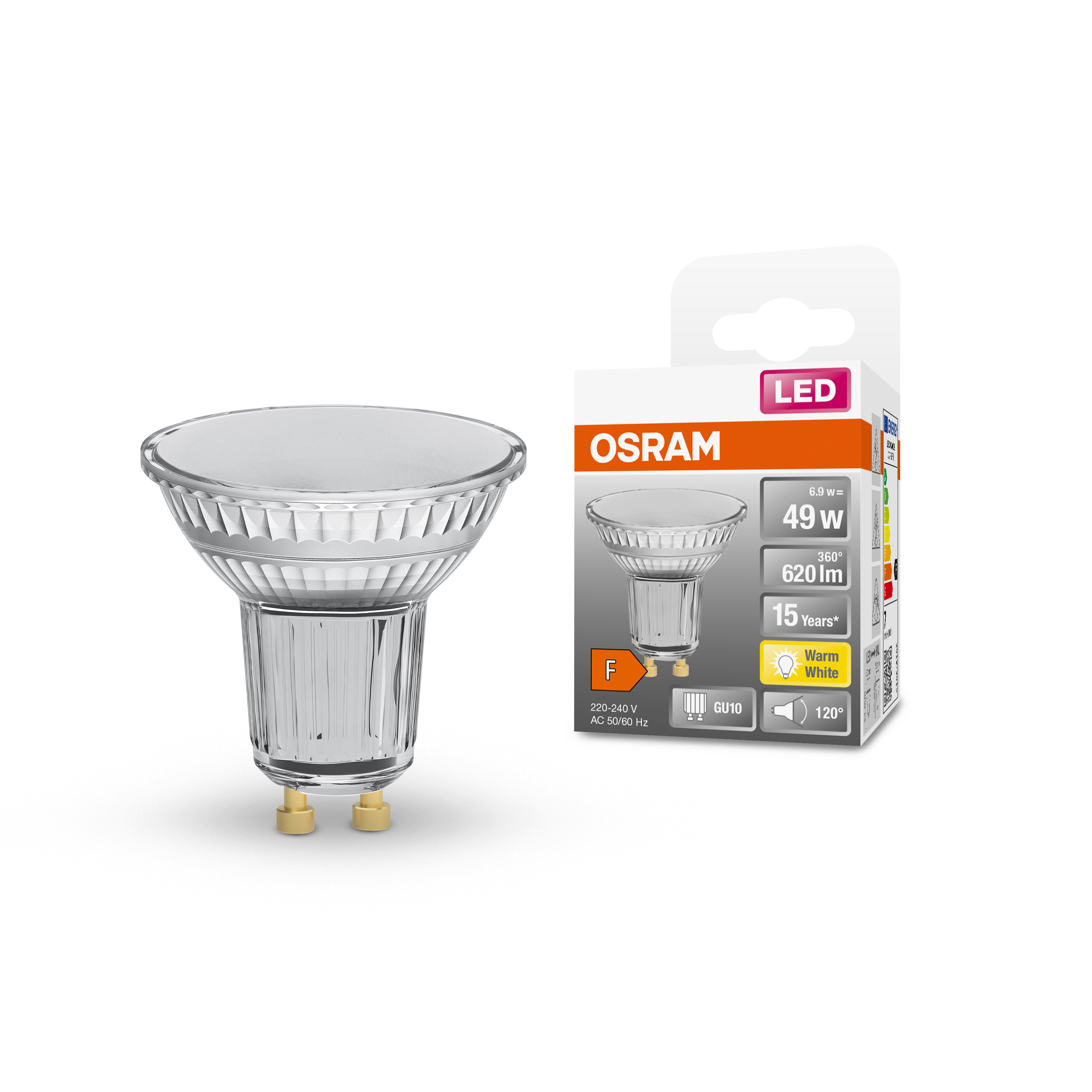 4058075431751 LEDVANCE LED LED Reflector Lamp 51 mm 51 mm 51mm 240V 6.9 W