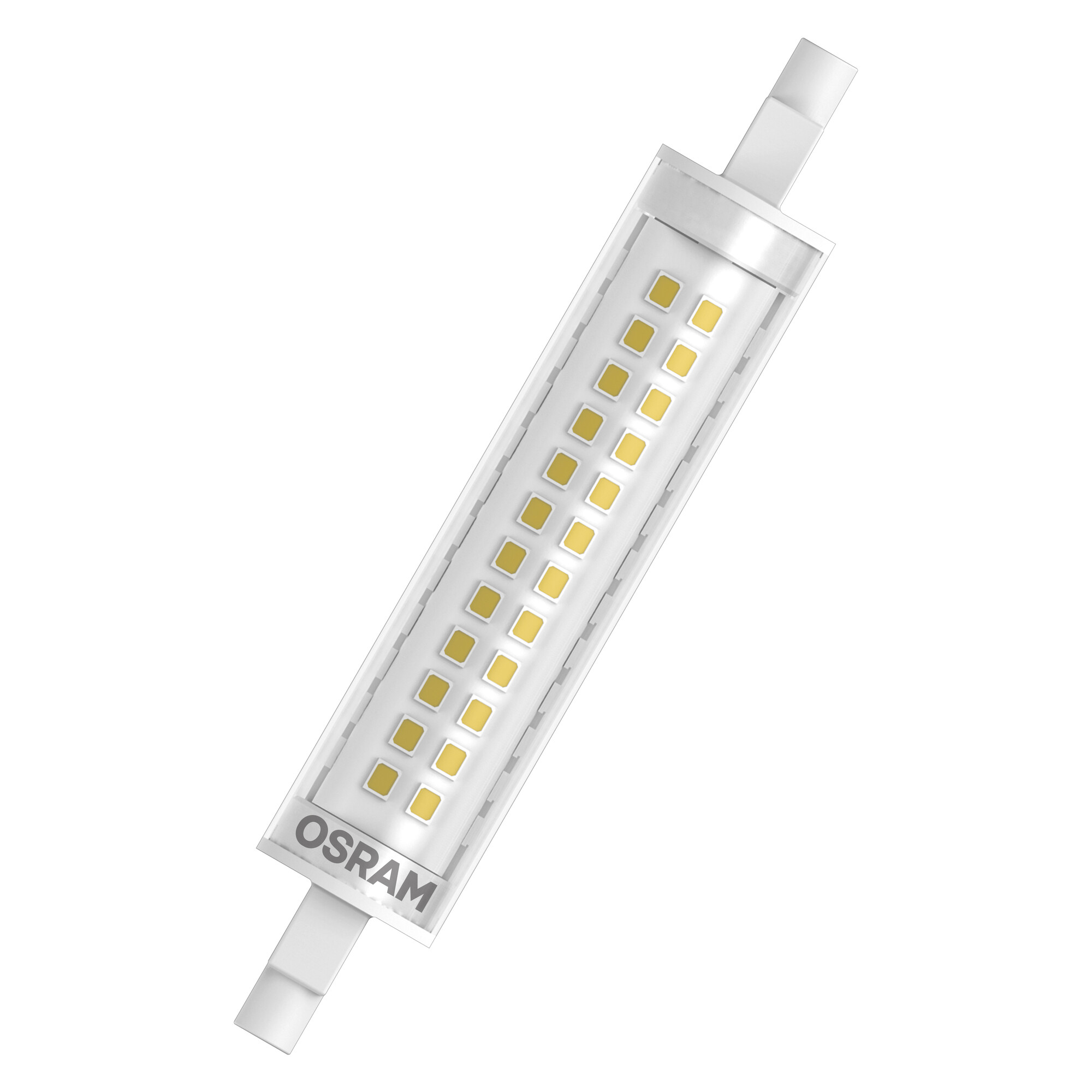 LEDVANCE 40580 R7S LED Bulbs, Warm White, Double Ended shape