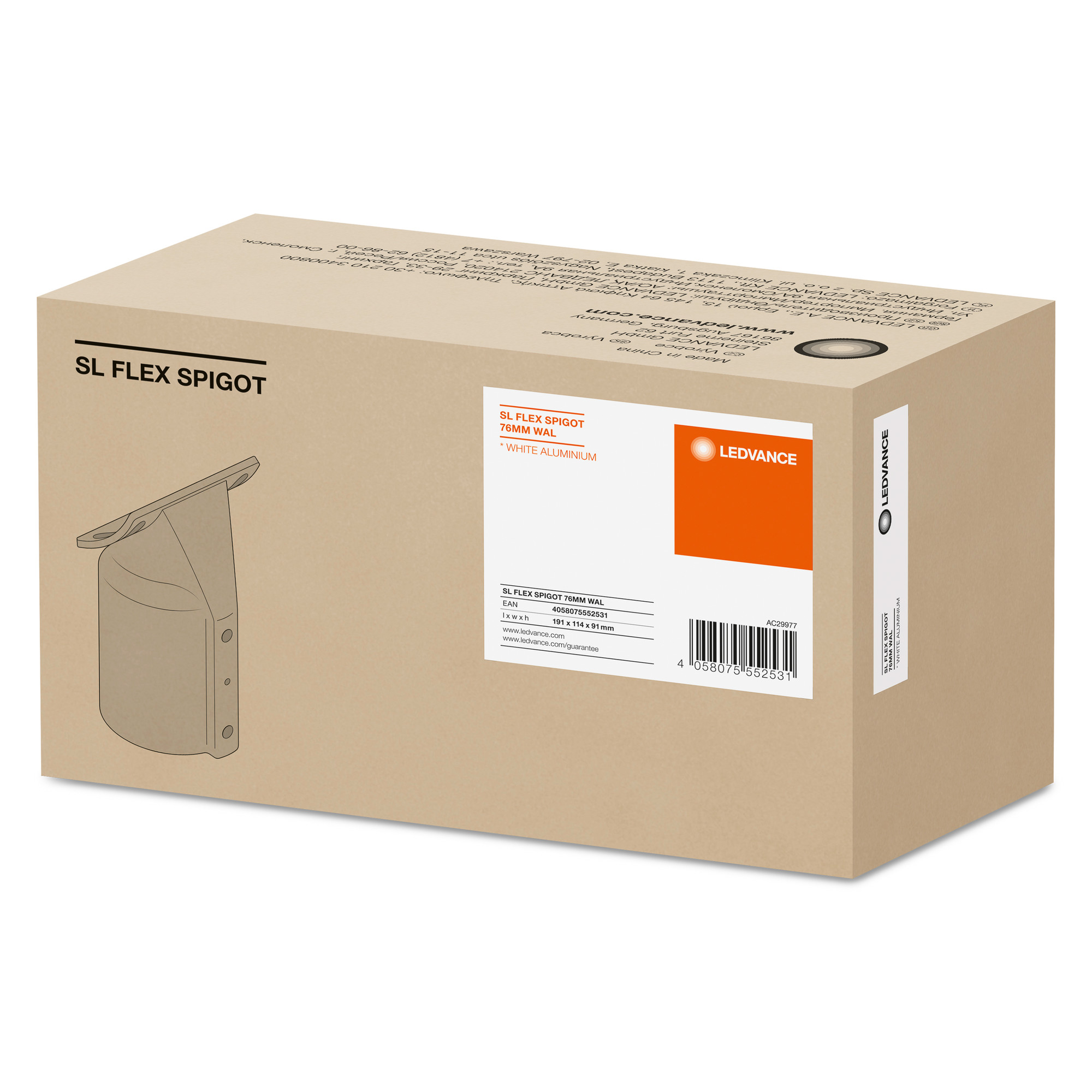 4058075552531 LEDVANCE Light Bracket