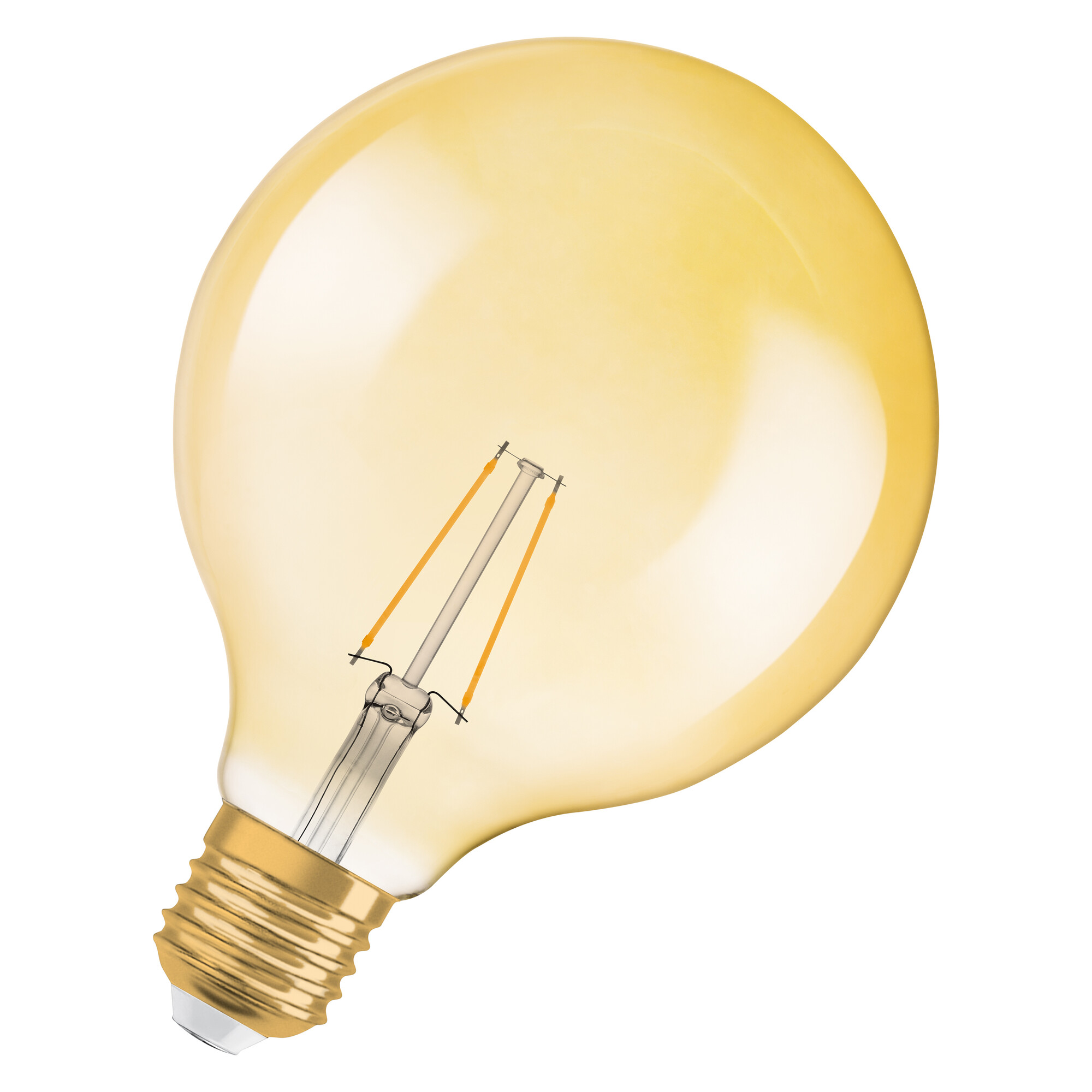 LEDVANCE Vintage 1906 LED E27 LED Bulbs, Warm Glow, Ball shape