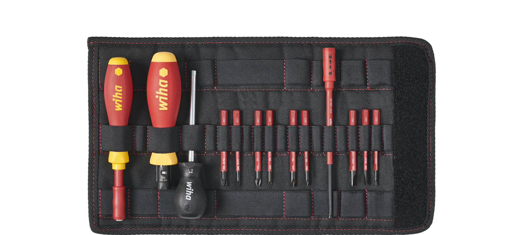 Wiha Torque Screwdriver, 0.8 To 5.0 Nm, 2.5 mm, 3.5 mm, 5.5 mm, PH1 mm, PH2 mm, PZ1 mm, PZ2 mm, SL/PZ1 mm, SL/PZ2 mm