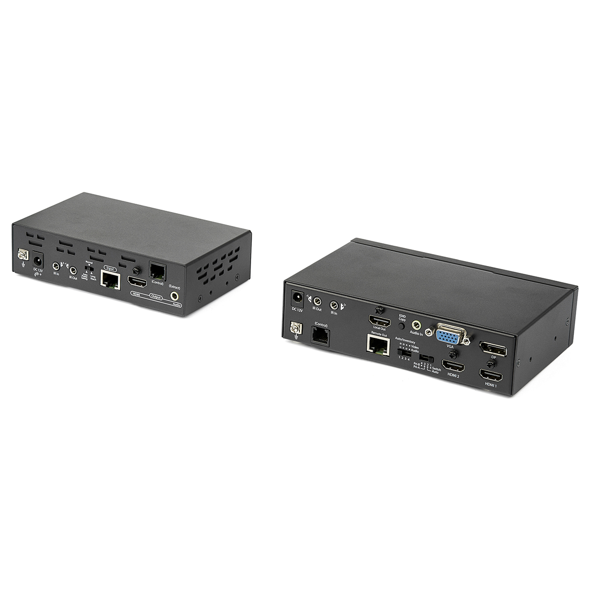 st121hdbtsc StarTech.com 2 Port DisplayPort, HDMI, VGA over HDBaseT Extender 70m, 1920 x 1200 Maximum Resolution