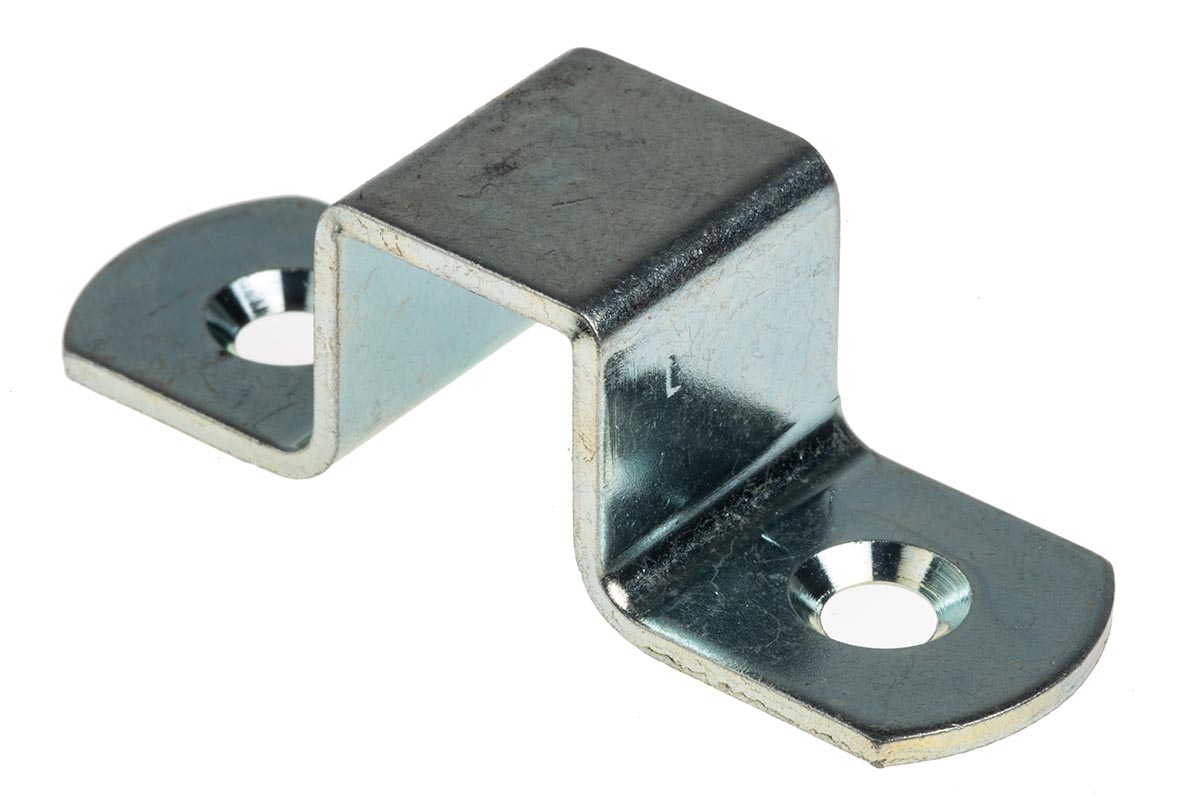 RS PRO Steel Zinc Plated Catch for Pinet Steel Door Bolt 70 mm 19 mm