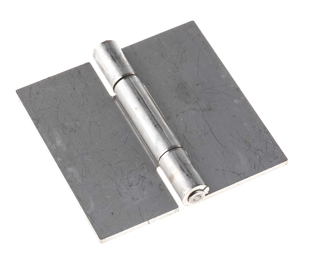 407-7228 Pinet Steel Stainless Steel Butt, 80 mm x 80 mm x 2.5 mm