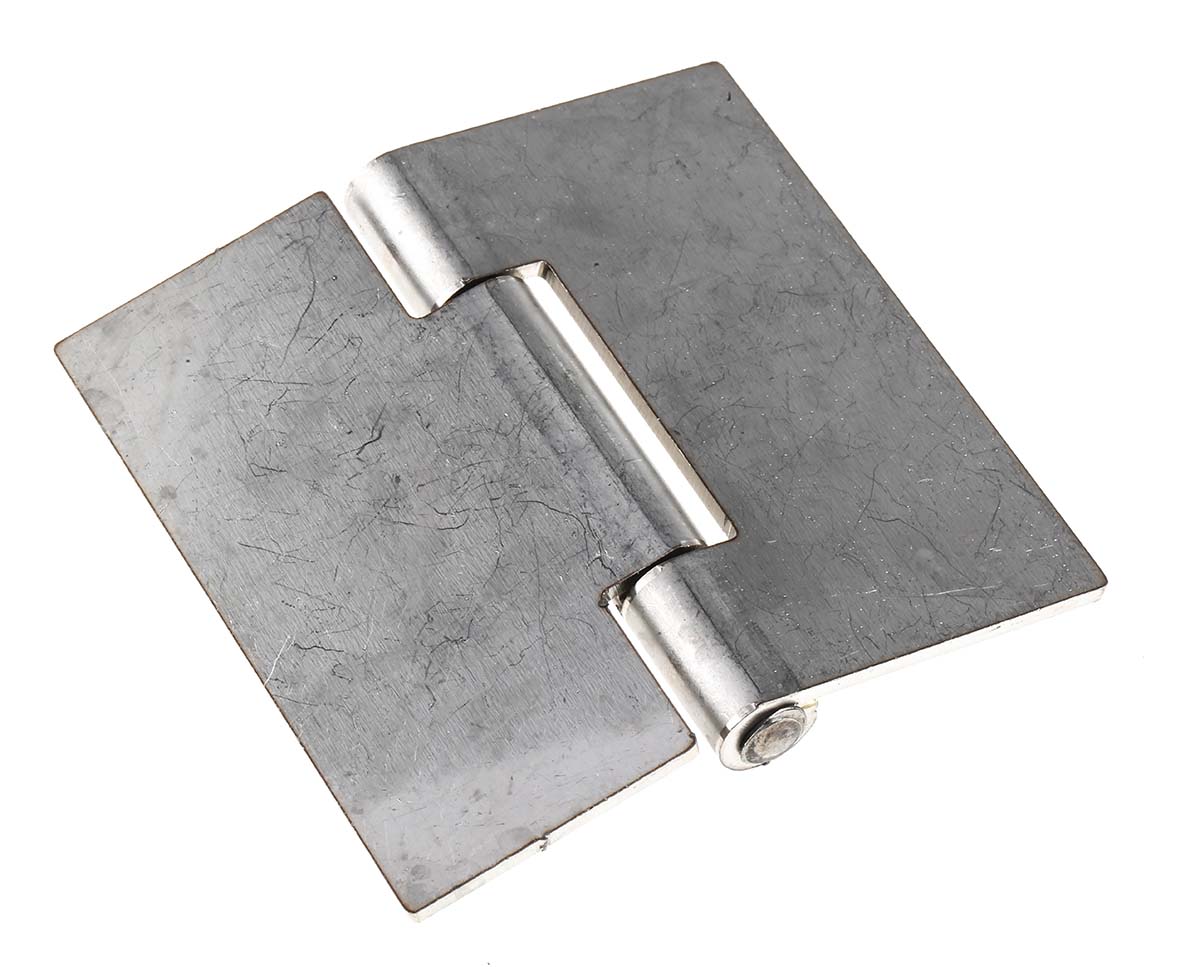 407-7228 Pinet Steel Stainless Steel Butt, 80 mm x 80 mm x 2.5 mm