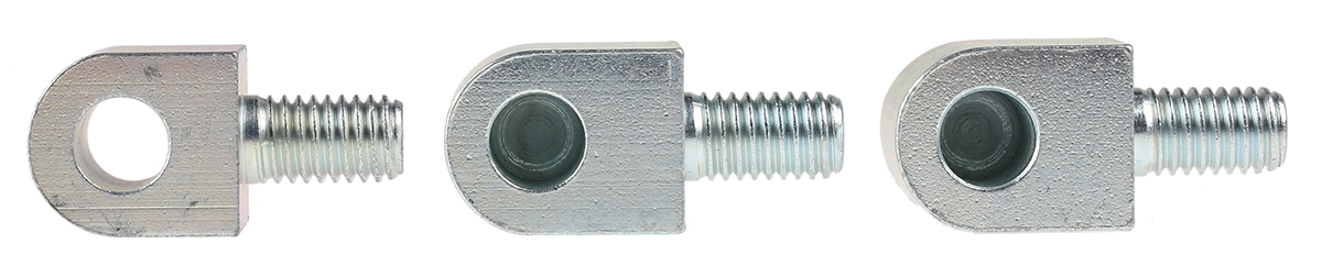 407-7278 Pinet Steel Steel Block, Bolt-On Fixing, 49 mm x 16 mm x 16 mm