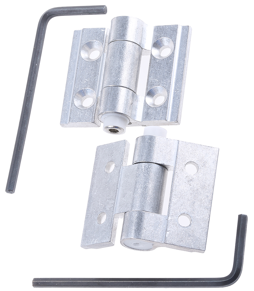 Pinet Steel Aluminium Friction with a Knuckle Pin, Screw Fixing, 30 mm x 35 mm x 3 mm