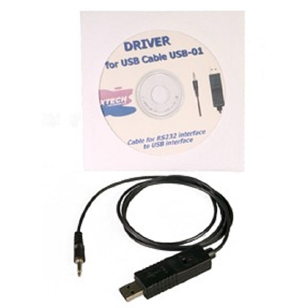 Extech USB Cable, Male USB Type A to Male, Black