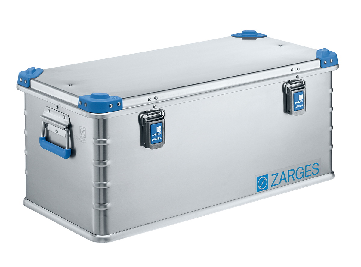 Zarges EUROBOX Metal Waterproof Watertight Transit Case, 800 mm 340 mm 400 mm