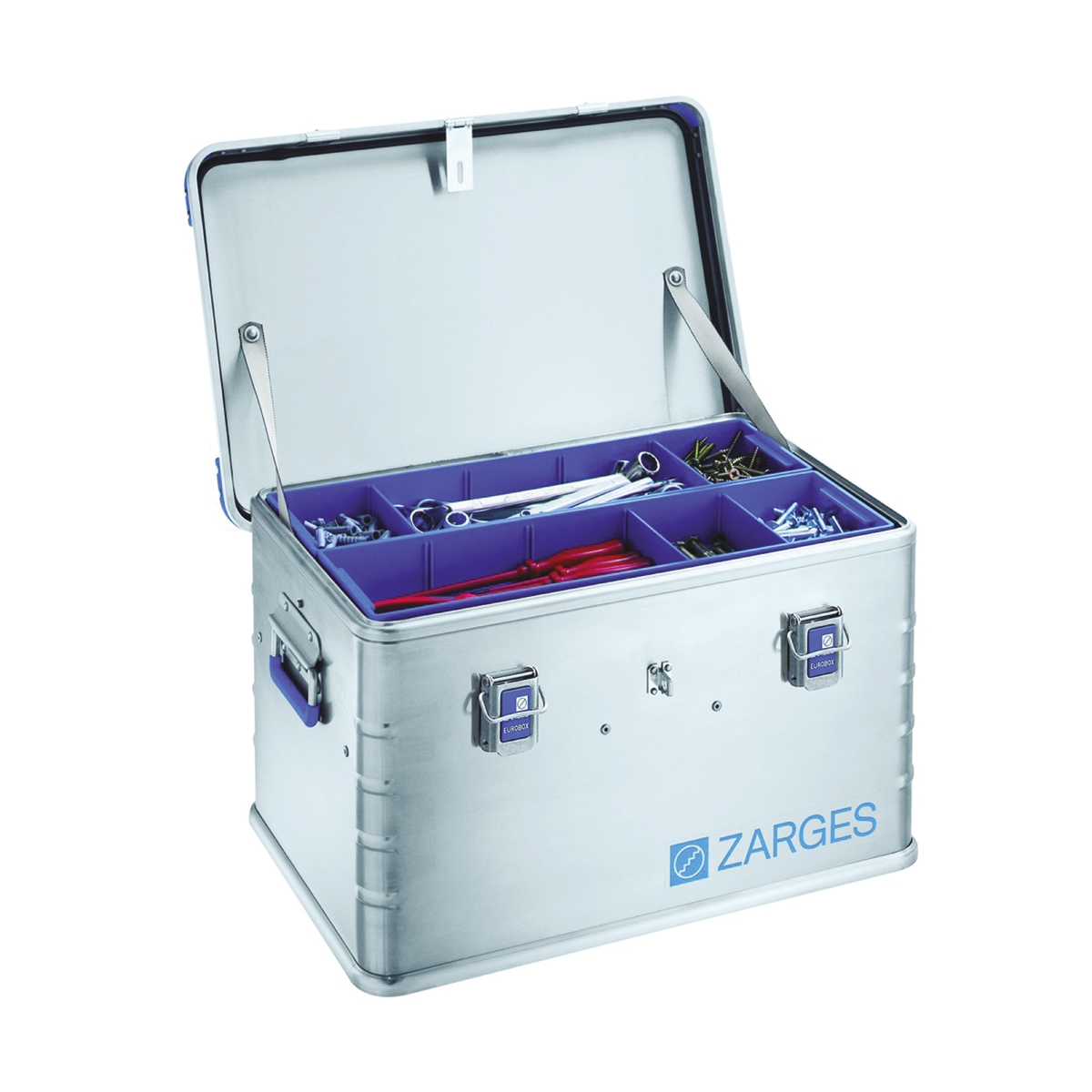 40707 Zarges EUROBOX Metal Waterproof Watertight Transit Case, 400 mm 600 mm 340 mm