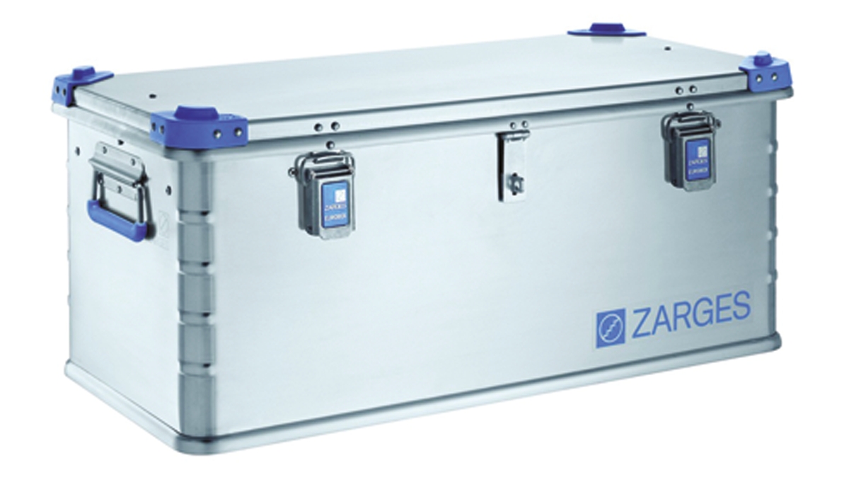 Zarges EUROBOX Metal Waterproof Watertight Transit Case, 400 mm 800 mm 340 mm