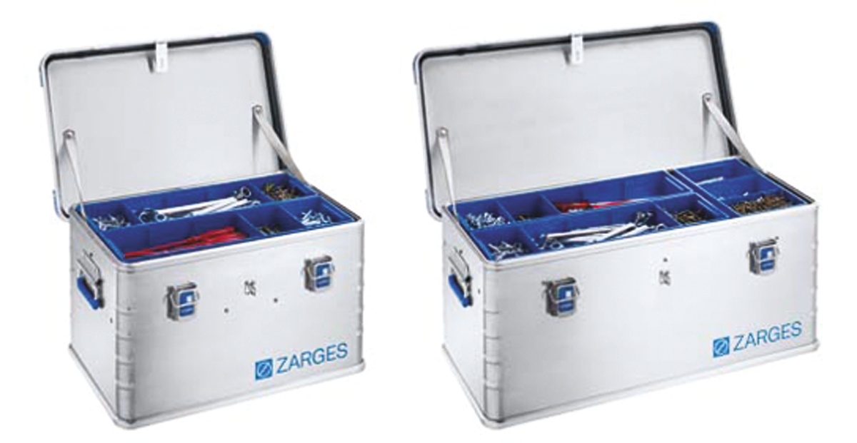 40708 Zarges EUROBOX Metal Waterproof Watertight Transit Case, 400 mm 800 mm 340 mm