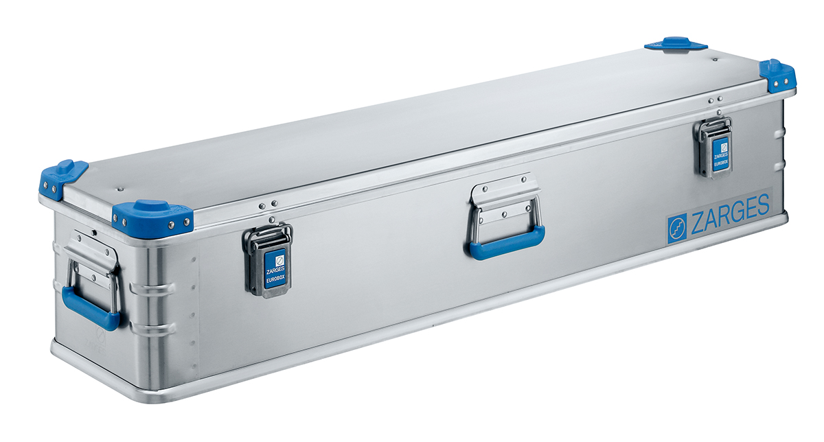 Zarges EUROBOX Metal Waterproof Watertight Transit Case, 1.2 m 250 mm 300 mm