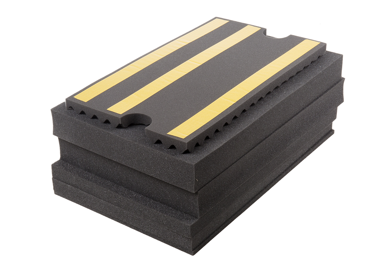 Zarges K470 Rectangular Foam Insert, For Use With K470 Case Model 40568, Eurobox Case Model 40701