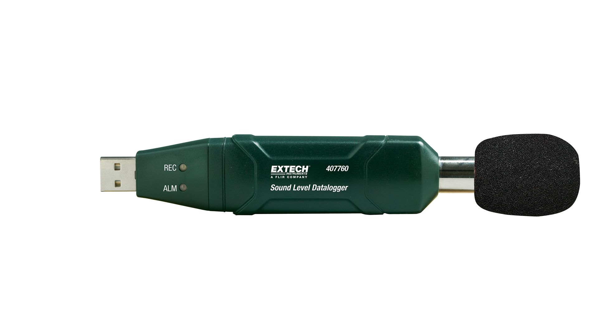 Extech  407760  Data Logging  Sound Level Meter 30 dB to 130 dB 8 kHz max