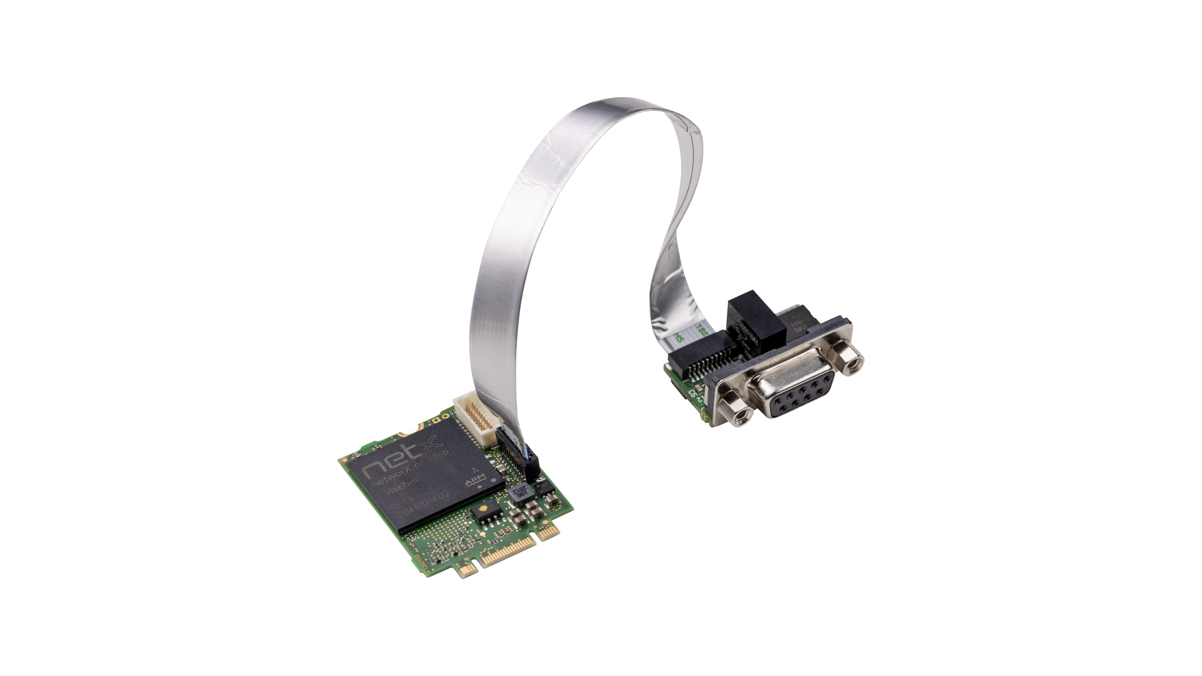 Hilscher 1 PCI Express M.2 D-sub, 9 Pin Serial Card