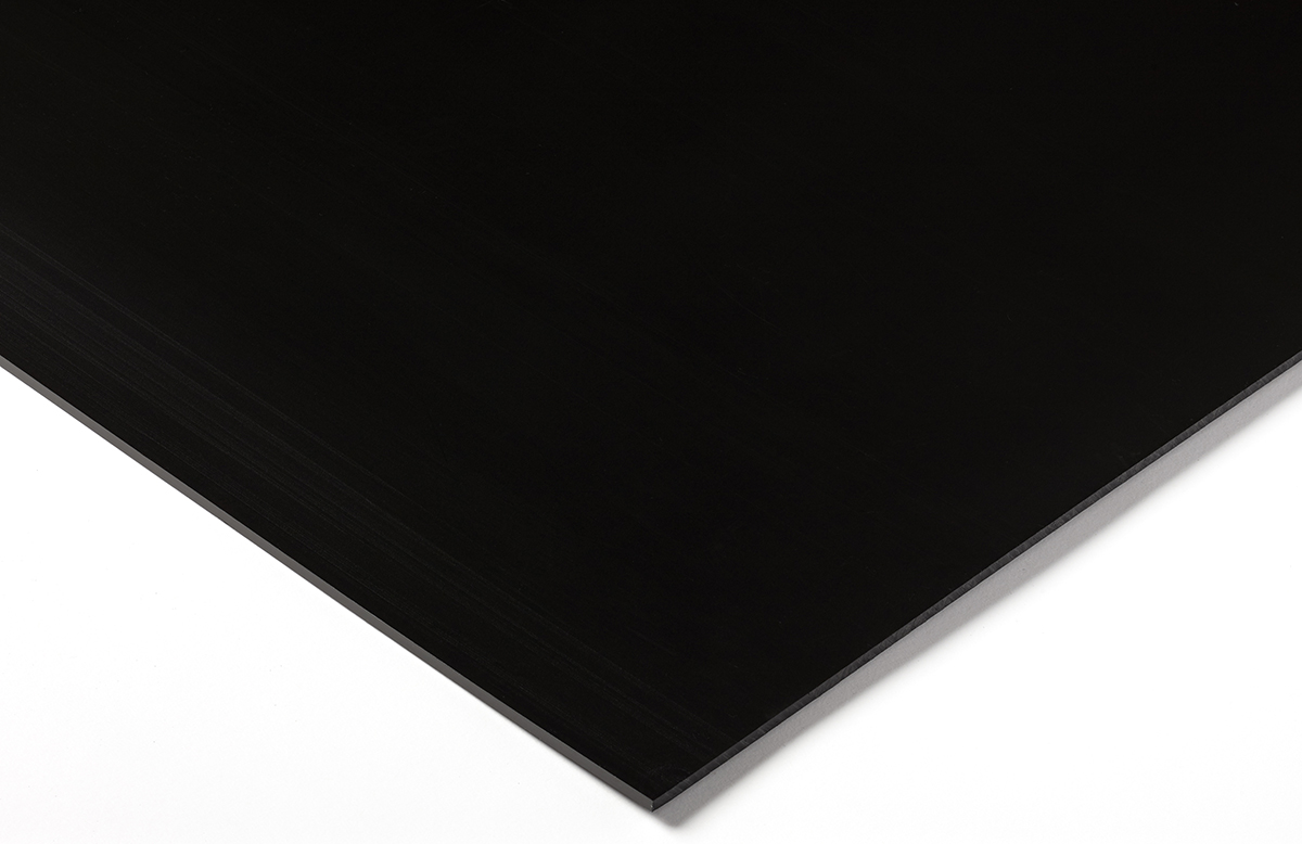 RS PRO Black High Density Polyethylene Plastic Sheet, 1 m x 500mm x 4 mm