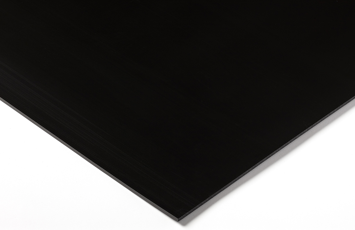 RS PRO Black High Density Polyethylene Plastic Sheet, 500 mm x 500mm x 30 mm