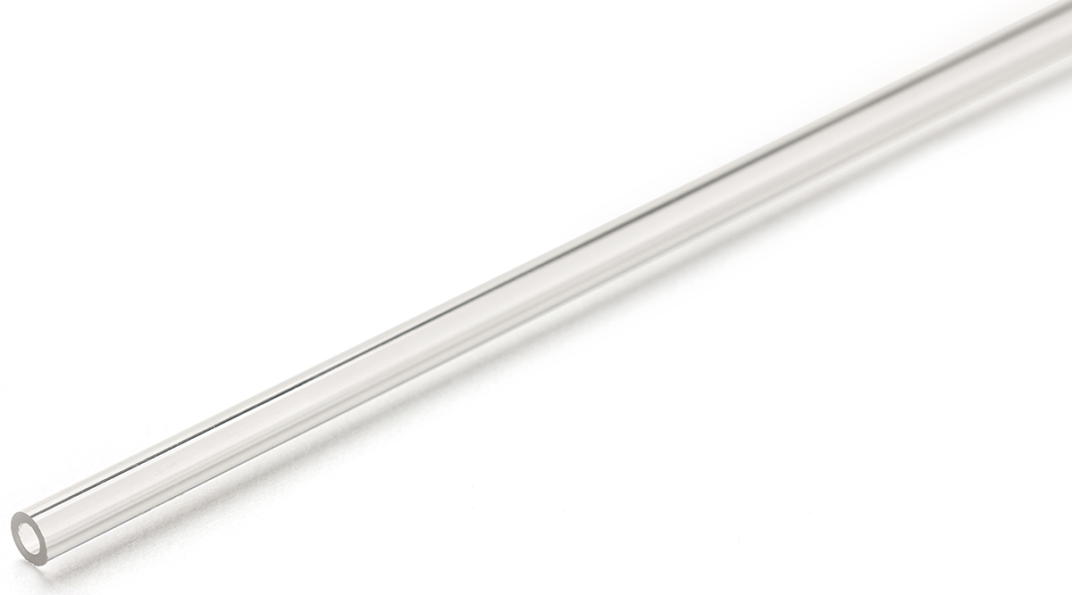 RS PRO Clear Acrylic Round Acrylic Tube, 1 m x 12 mm OD x 8 mm ID