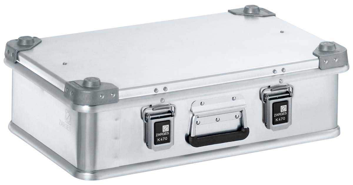Zarges K 470 Metal Waterproof Watertight Transit Case, 600 mm 400 mm 180 mm