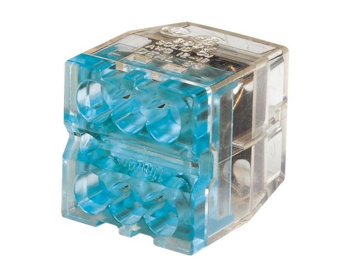 Ideal Industries 30-08 Series Connector, 6-Way, 32A, 24 → 12 AWG Wire, Push In Termination