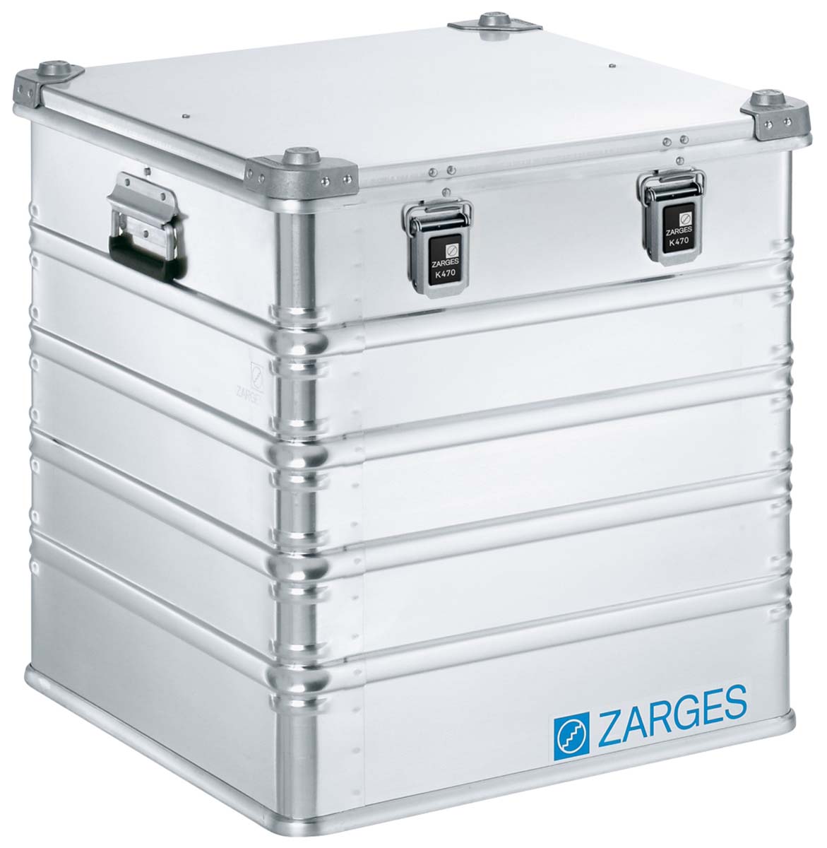 Zarges K 470 Metal Waterproof Watertight Transit Case, 600 mm 600 mm 610 mm