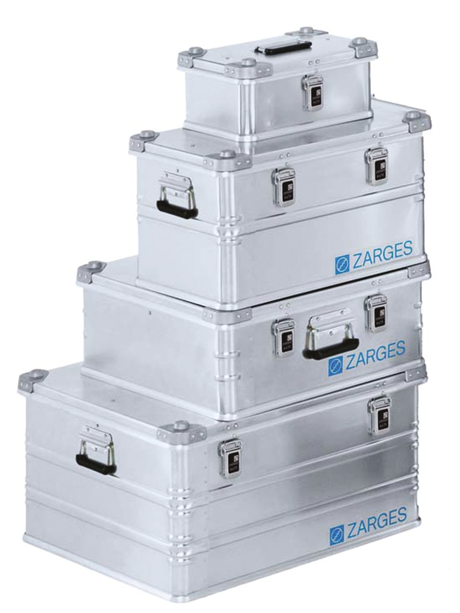 40845 Zarges K 470 Metal Waterproof Watertight Transit Case, 530 mm 950 mm 430 mm