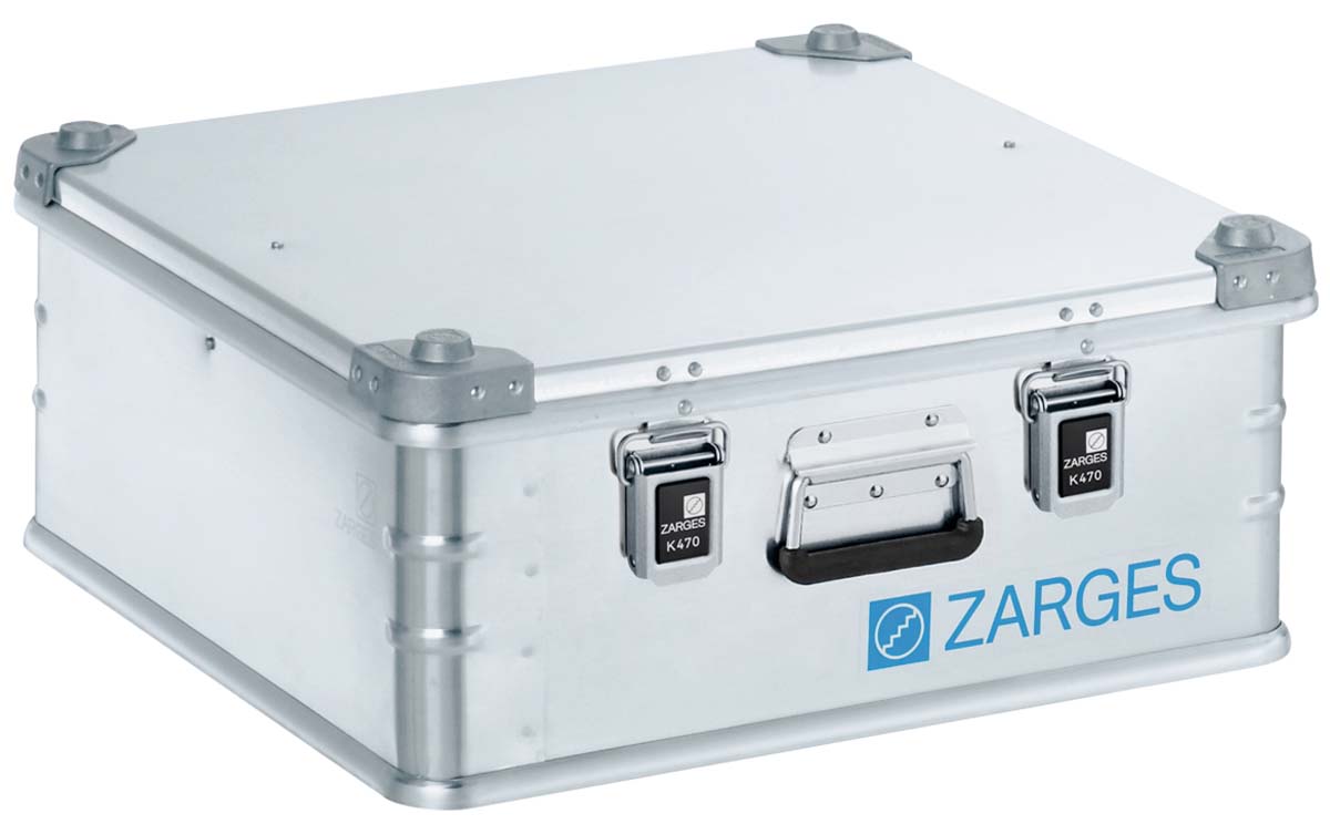 Zarges K 470 Metal Waterproof Watertight Transit Case, 600 mm 600 mm 250 mm
