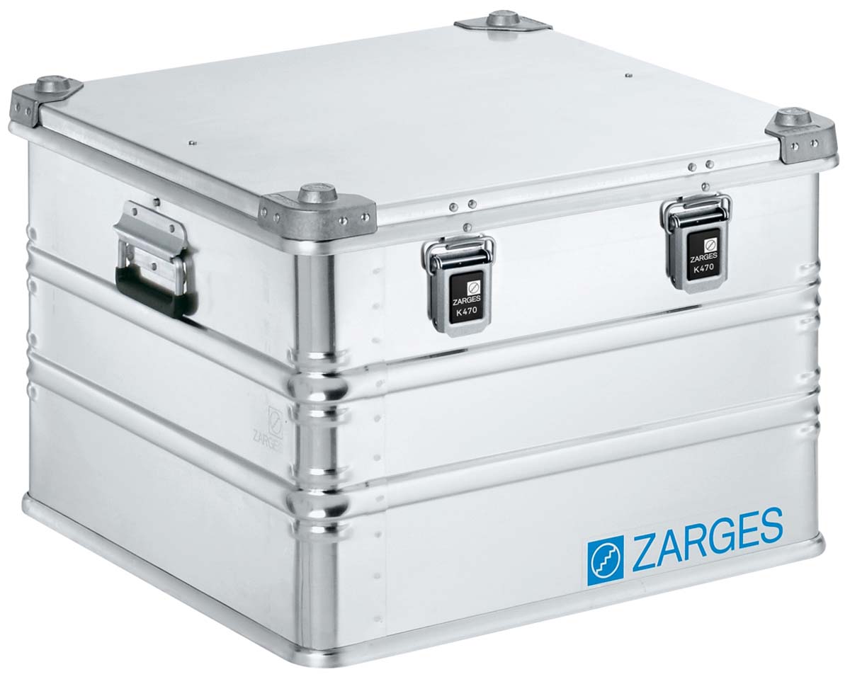 Zarges K 470 Metal Waterproof Watertight Transit Case, 600 mm 600 mm 410 mm