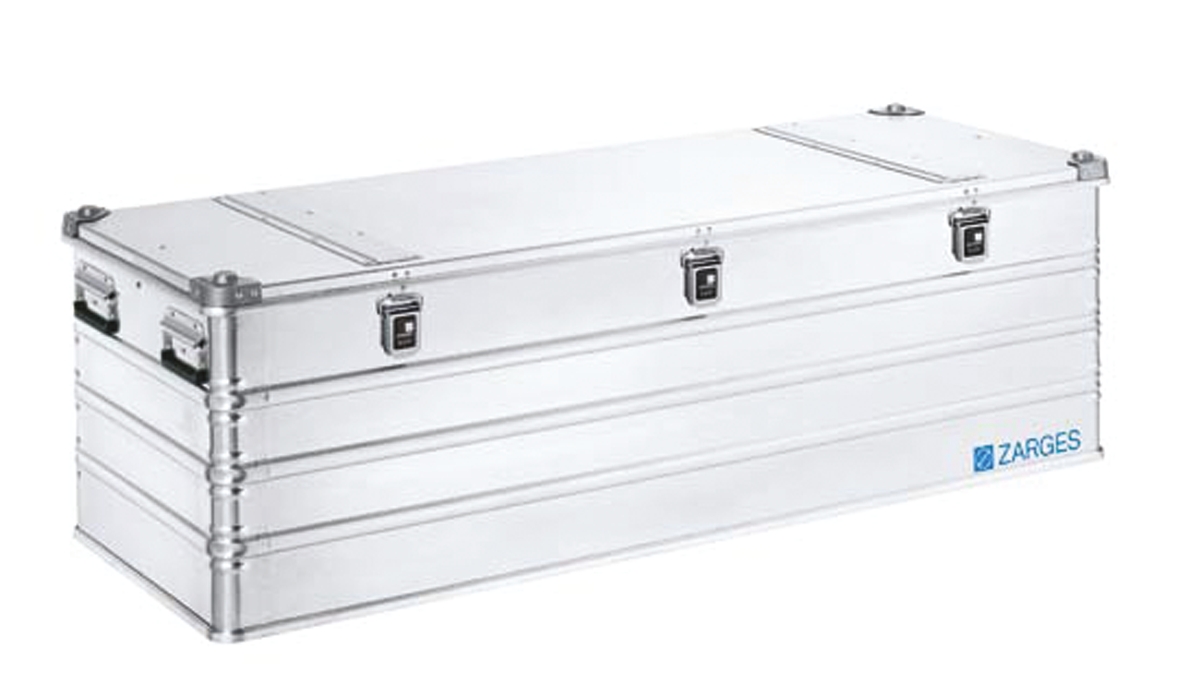 Zarges K 470 Metal Waterproof Watertight Transit Case, 600 mm 1600 mm 495 mm