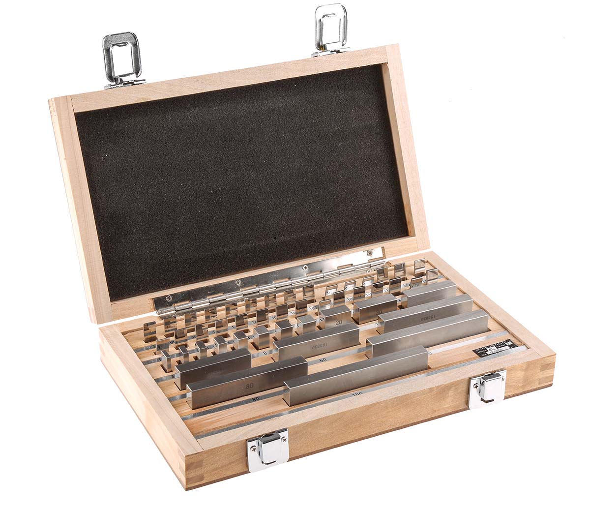 RS PRO Gauge Block Set Steel Metric, 47 piece