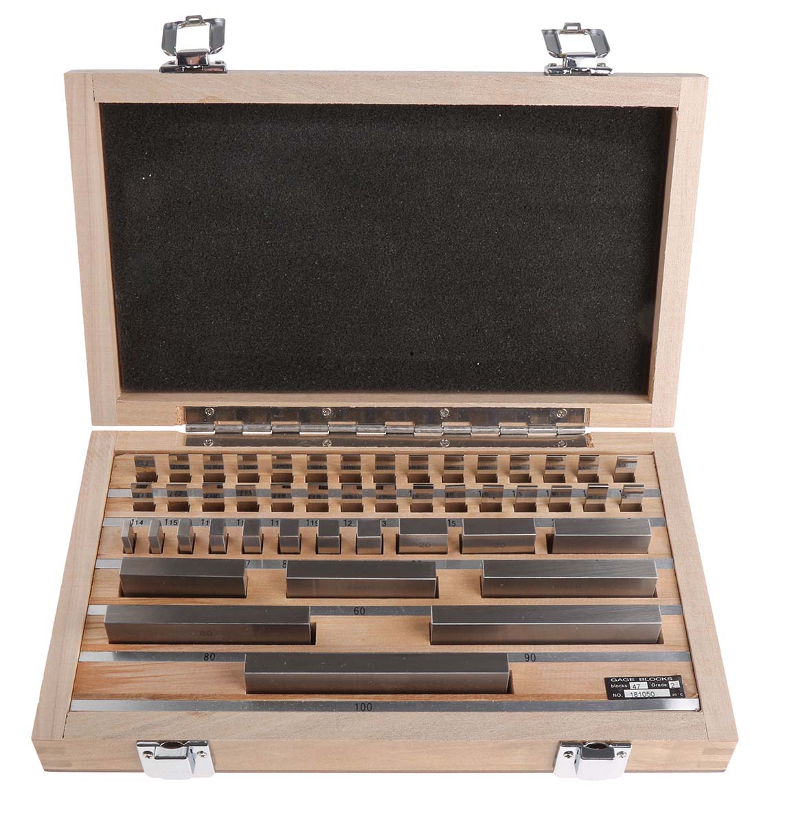 409-2312 RS PRO Gauge Block Set Steel Metric, 47 piece