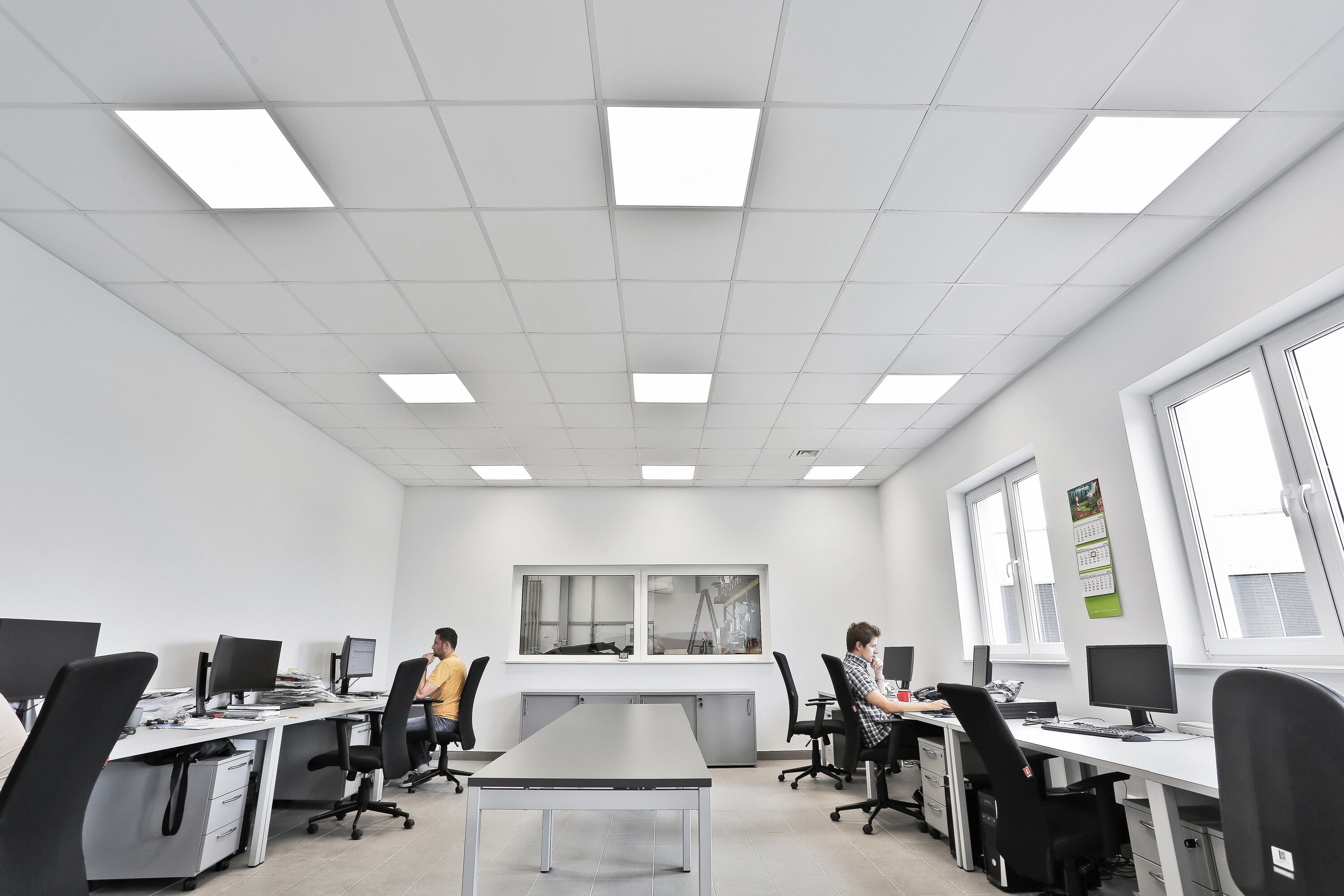 4099854017261 LEDVANCE 33 W Square LED Panel Light, Cool White, 4000K, L 595 mm W 595mm