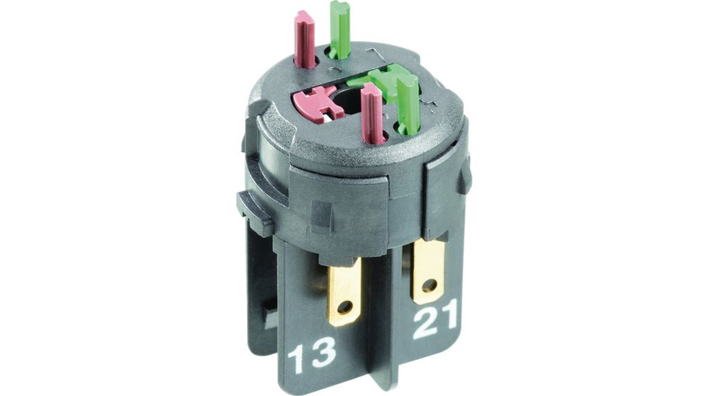 RAFI 1.20.126 Series Contact Block for Use with RAFIX 22 FS+ Series Switches, 35V, SPDT