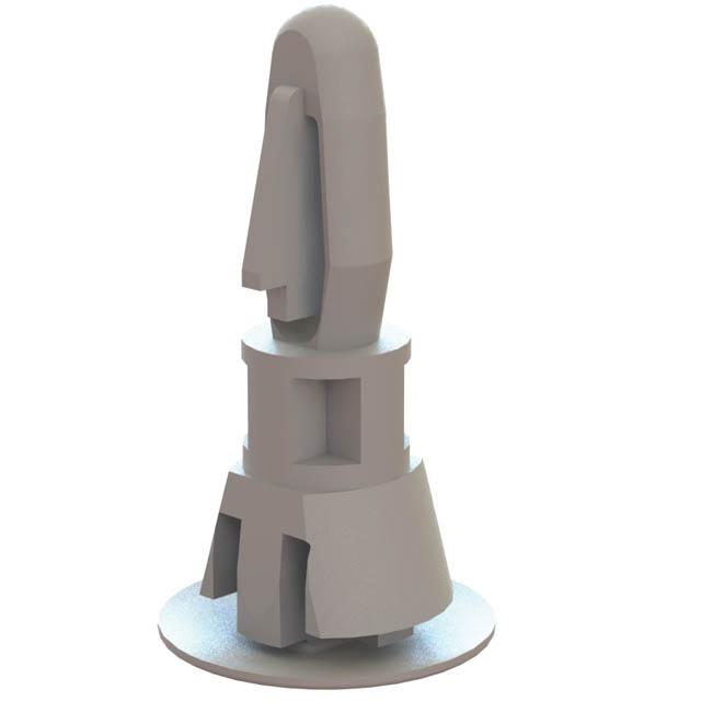 Essentra Components Reverse Locking Board Support, Nylon, 9.5mm, Board Supports