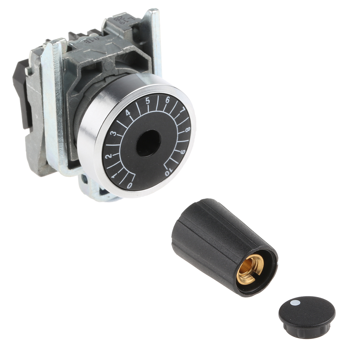 zb4bd922 Schneider Electric Harmony XB4 Series, Black Push Button Head, Potentiometer, 22mm Cutout