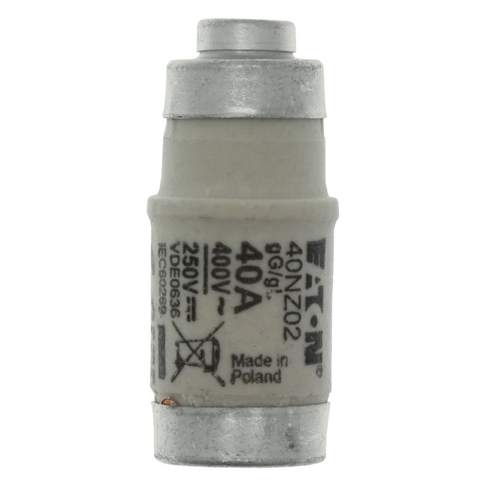 Eaton 40A D02 Bottle Fuse, 400V