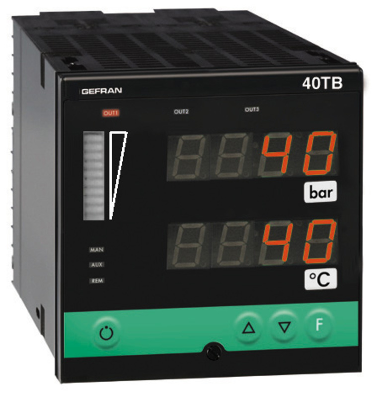 Gefran LED Digital Panel Multifunction Meter for Pressure, Temperature,  92 mm  x 92 mm