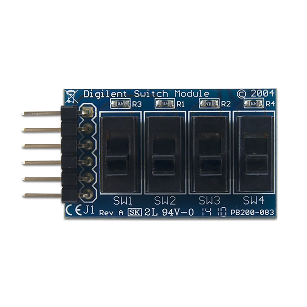 410-083 Digilent Pmod SWT Button Click Board for Switch for GPIO