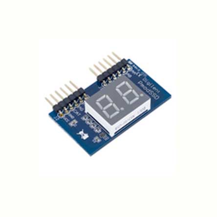 Digilent 410-126 Pmod SSD 7 Segment Display Display Module With Two 6-pin Pmod connectors with GPIO interfaces