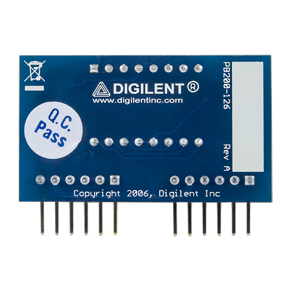 410-126 Digilent  Pmod SSD 7 Segment Display Display Module With Two 6-pin Pmod connectors with GPIO interfaces