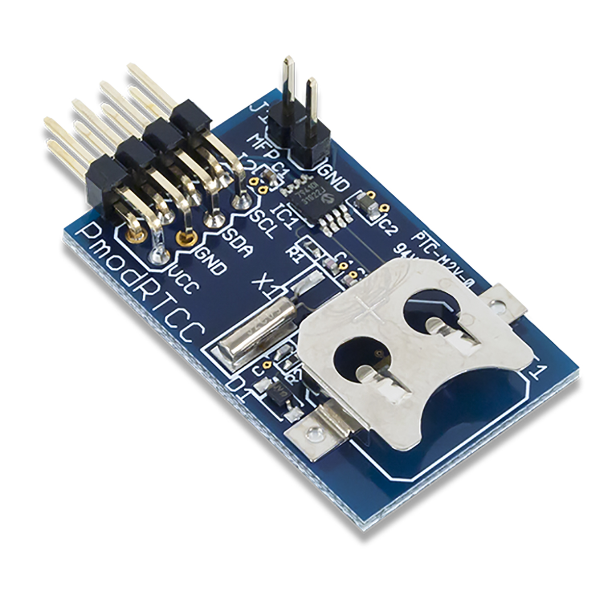 Digilent 410-218 Pmod RTCC: Real-time Clock / Calendar Development Kit for Microchip MCP79410 for EEPROM, SRAM