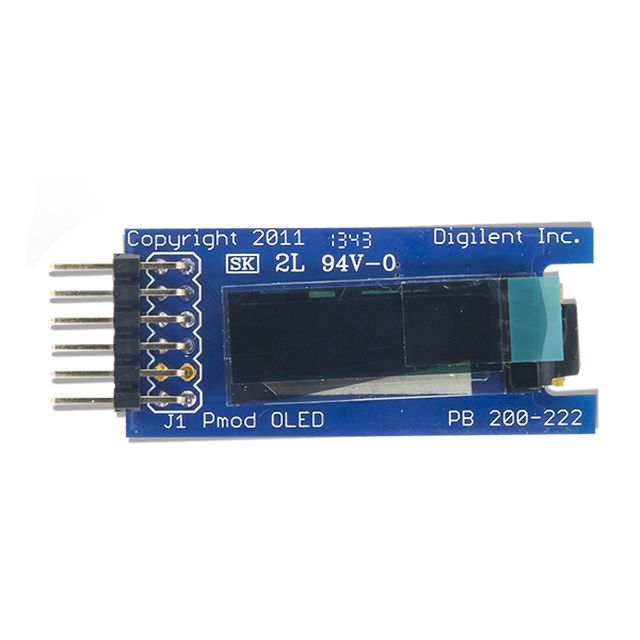 410-222 Digilent Active matrix Blue OLED Display 128 x 32 pixel Graphics SPI