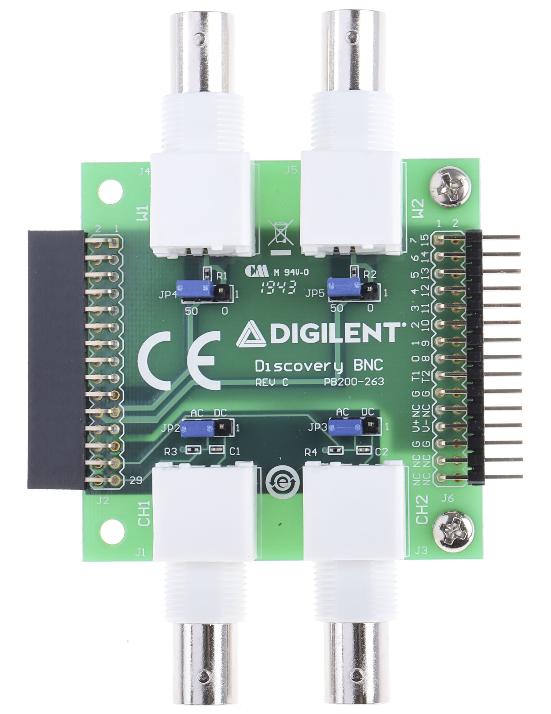 Digilent 410-263 BNC Adapter Board for Use with Analogue Discovery 2 Analogue