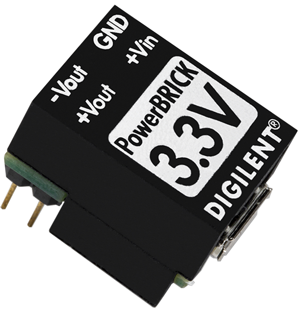 Digilent PowerBRICK DC/DC Converter, 3.3V dc/, 5.5V dc Input 350 mA, 4.5V Input, Through Hole