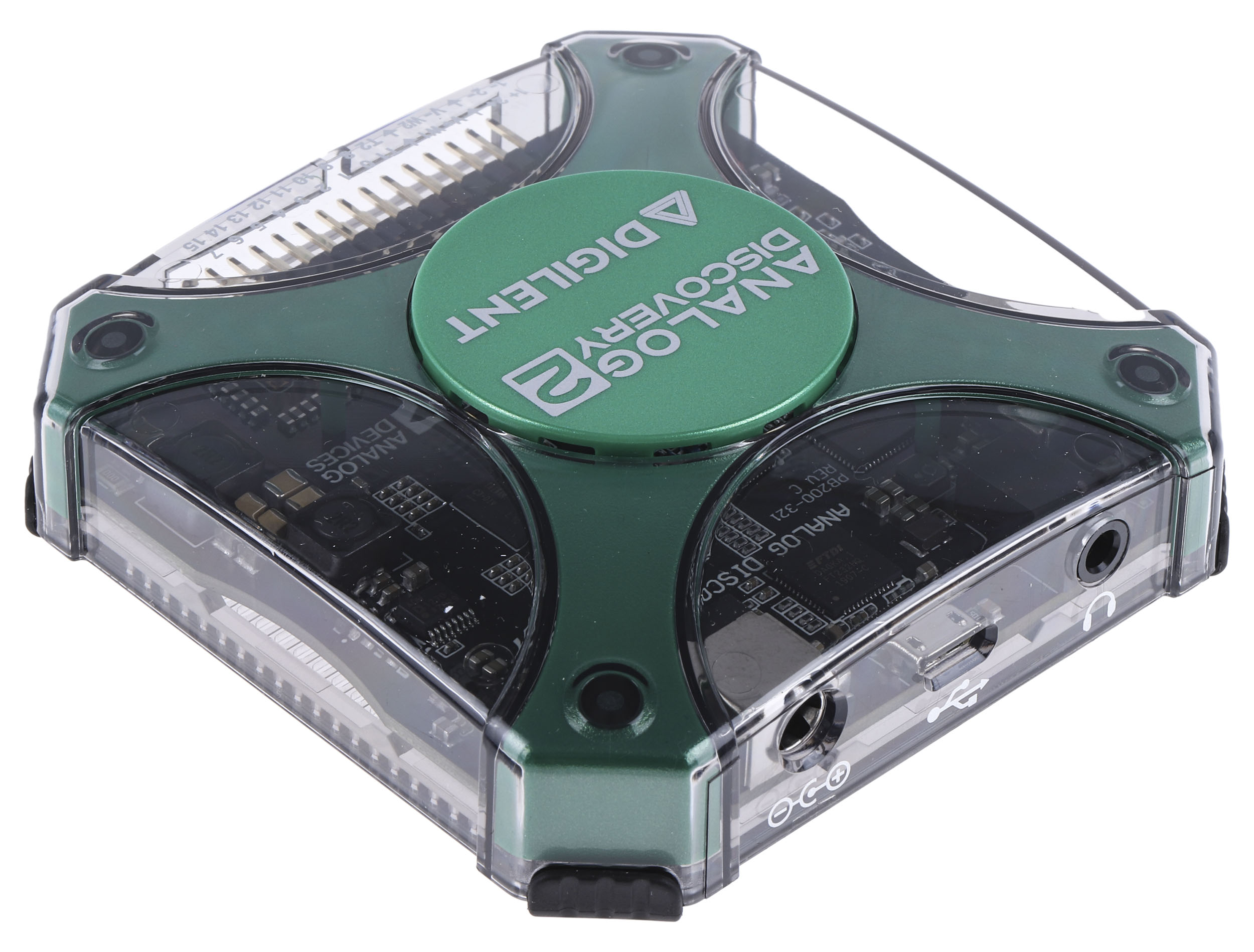 410-321 Digilent Analog Discovery 2 Series, 30 MHz PC Based Oscilloscope 2-Channel