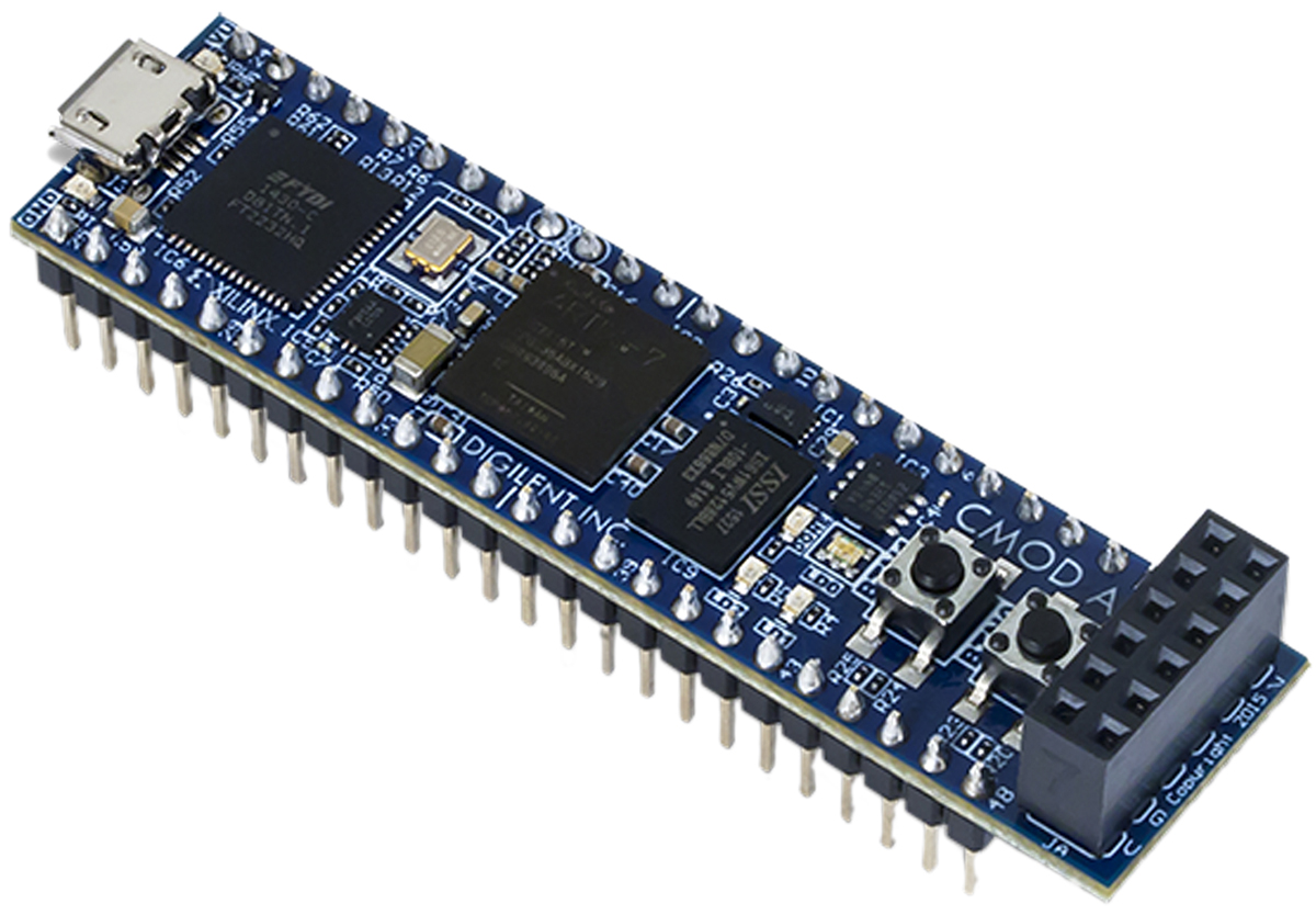 Digilent 410-328-35 Cmod A7 Artix-7 Module ADC1410 for DAC121S101