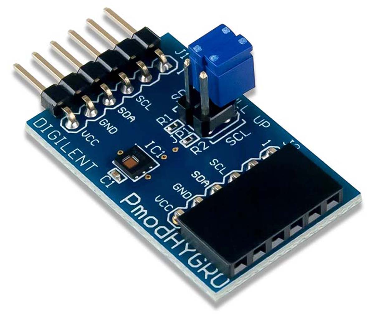 Digilent Pmod HYGRO: Digital Humidity and Temperature Sensor Humidity Sensor Expansion Module