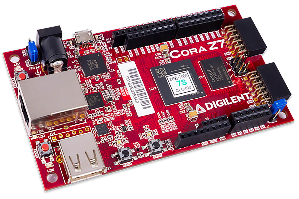 Digilent 410-370 Cora Z7: Zynq-7000 Development Board ADC1410 for FPGA Development, ARM Development