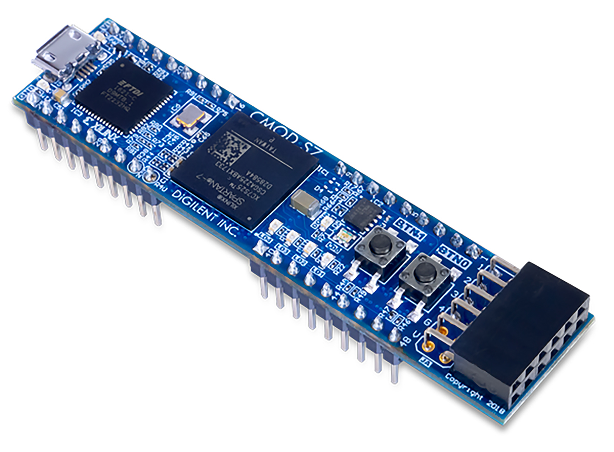 Digilent 410-376 Xilinx Spartan-7 Development Board ADC1410 for XC7S25 Spartan-7